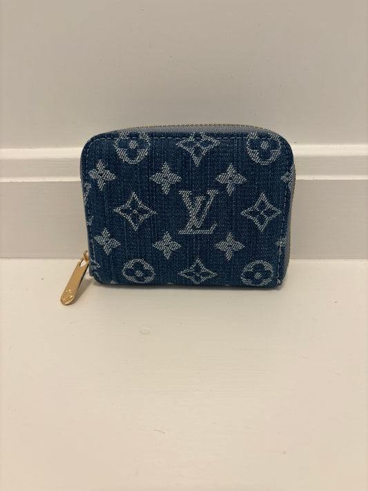 Mini Denim Wallet