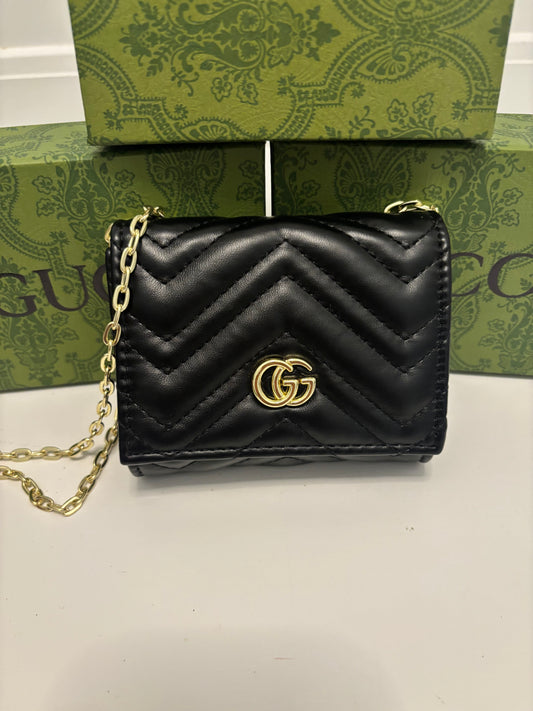 Black mini crossbody